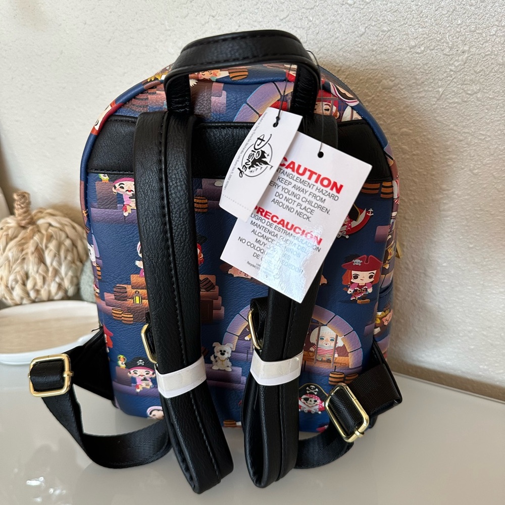 NWT 🏴☠️ Disney Pirates of the Caribbean Anniversary Loungefly Mini Backpack - Picture 2 of 3